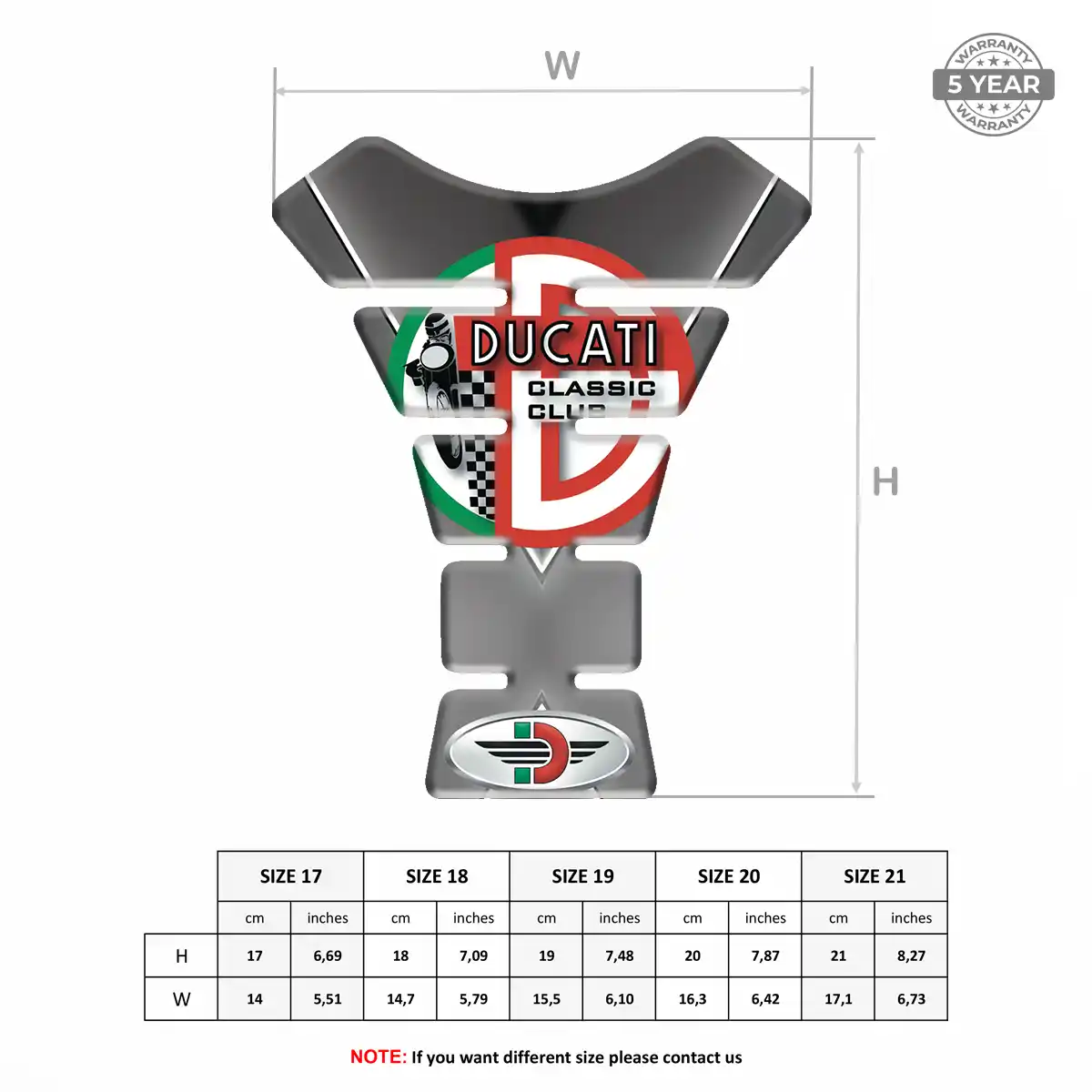 Ducati Tank Protector Deluxe Edition