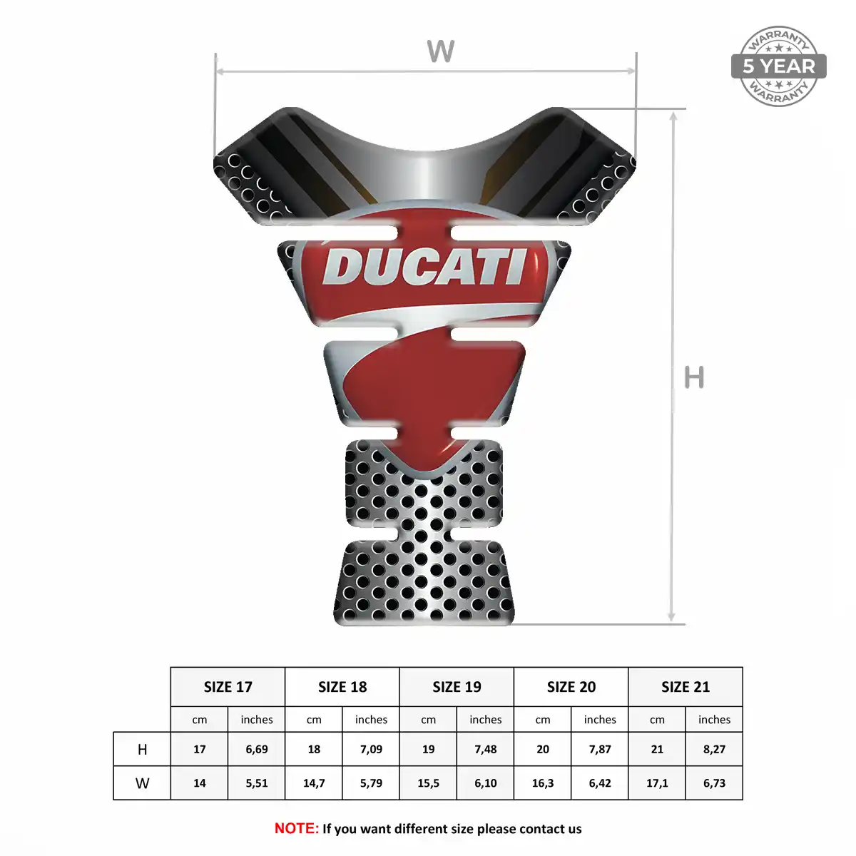 Ducati Tank Protector Fuse Deluxe Edition