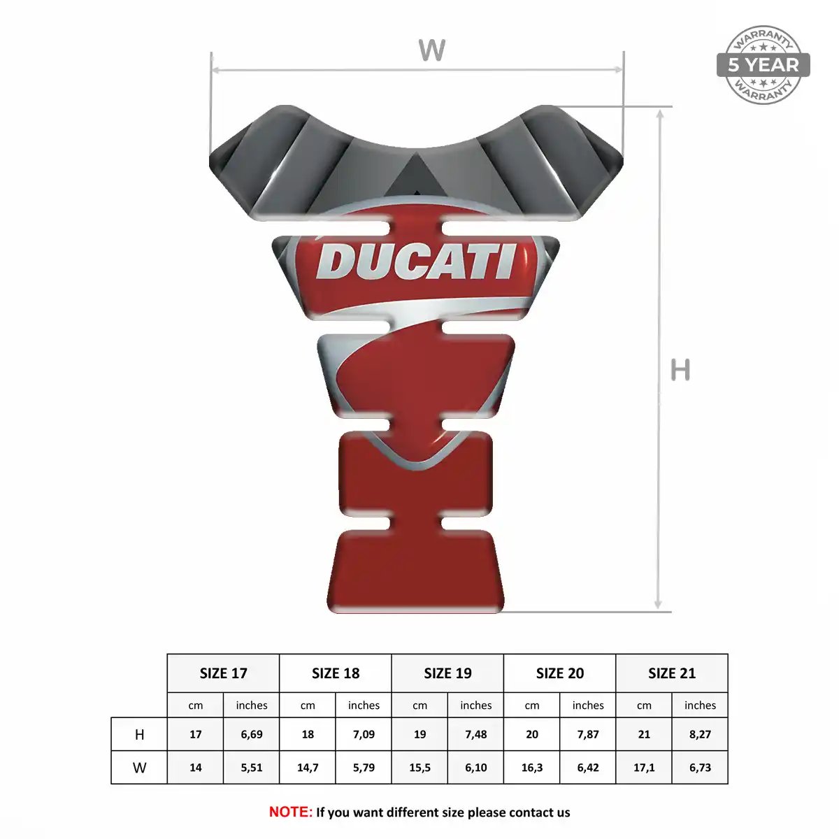 Ducati Tank Protector Fuse Elite Finish