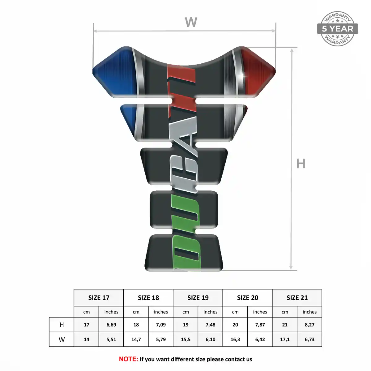 Ducati Tank Protector Fuse Motorbike Exclusive Series
