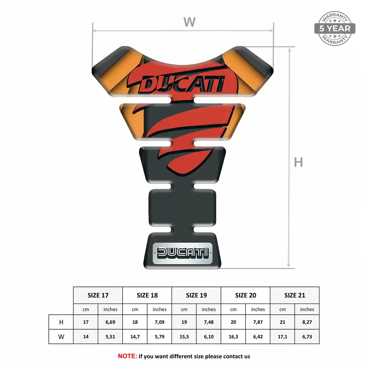 Ducati Tank Protector Fuse Motorbike Prime Quality