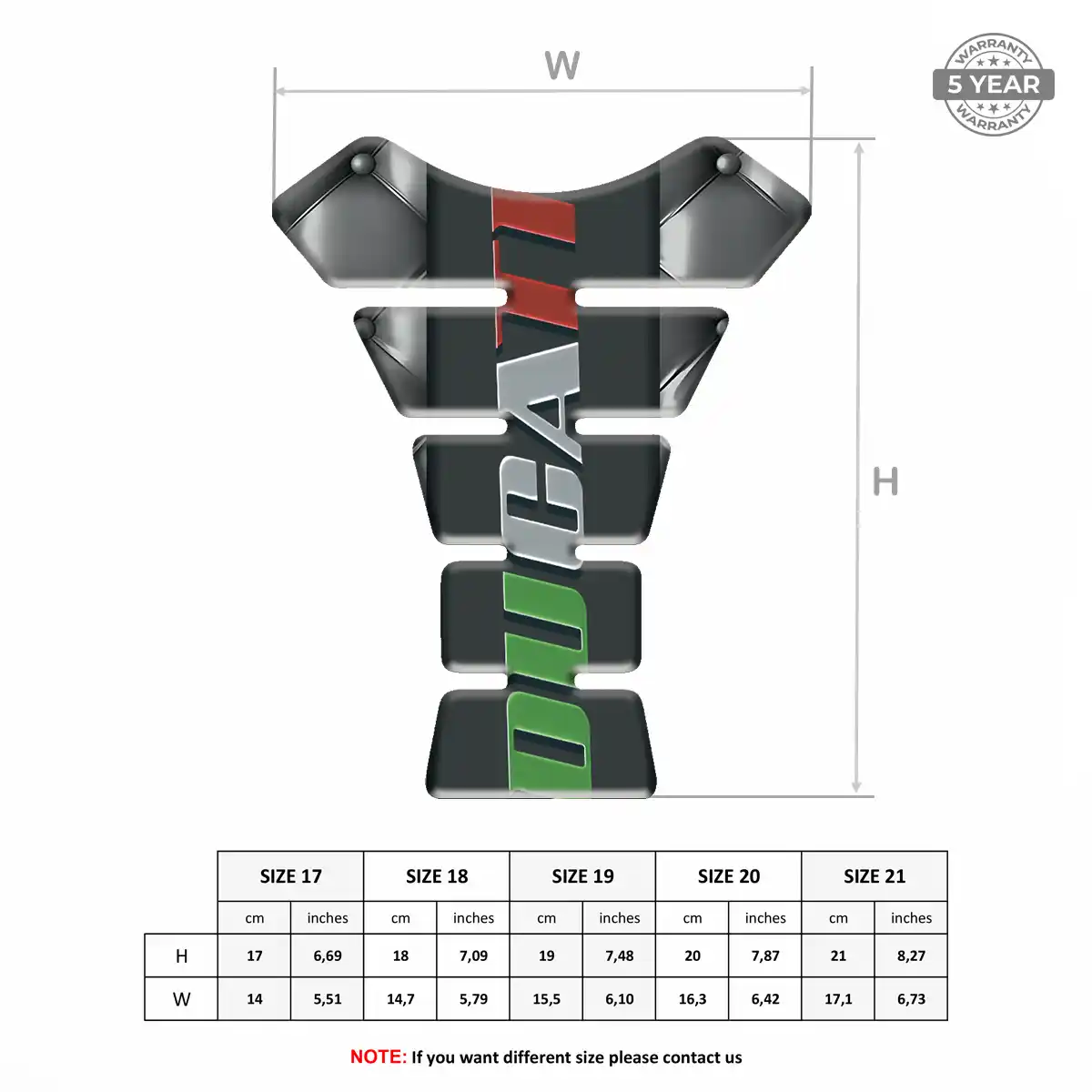 Ducati Tank Protector Fuse Noble Edition