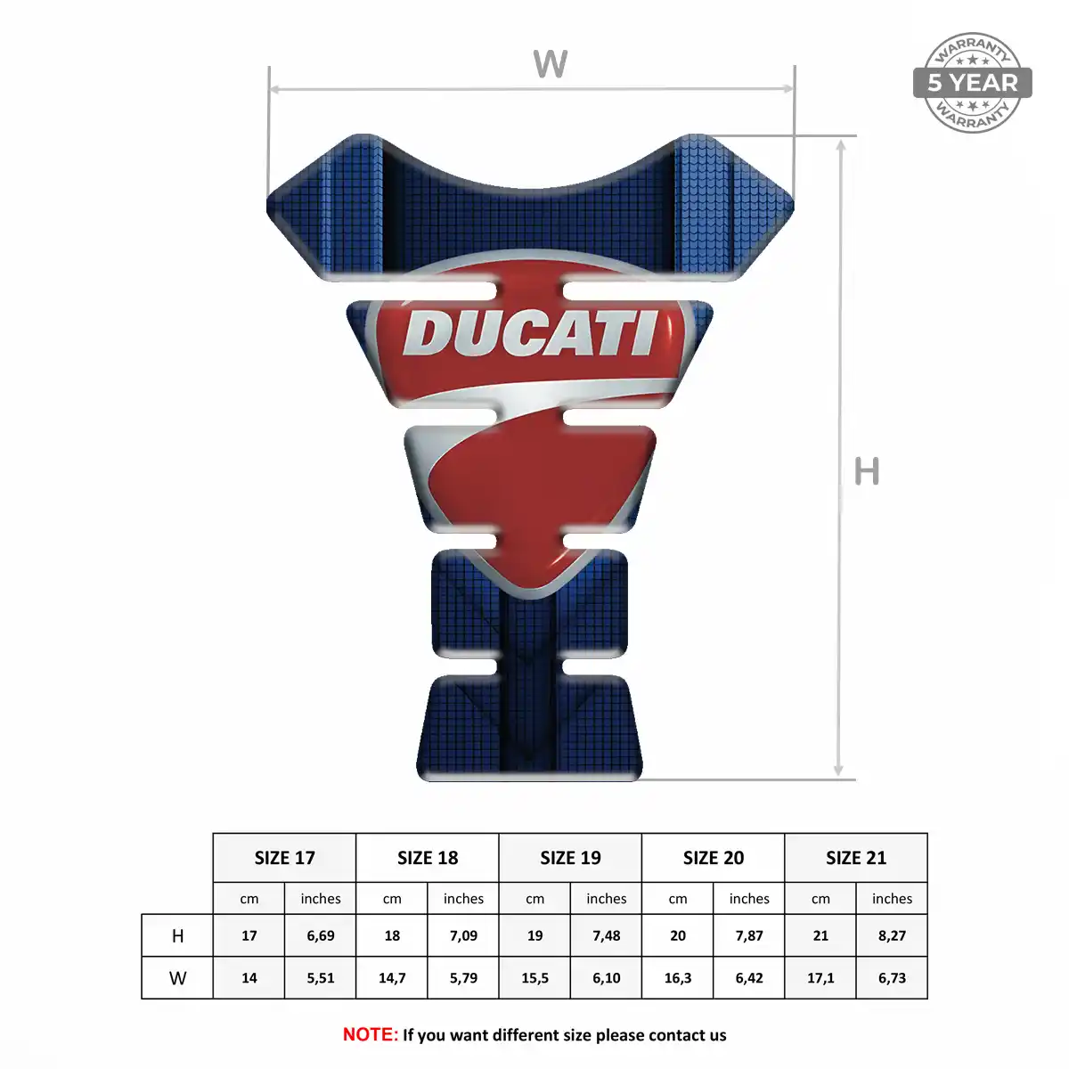 Ducati Tank Protector Fuse Opulent Line