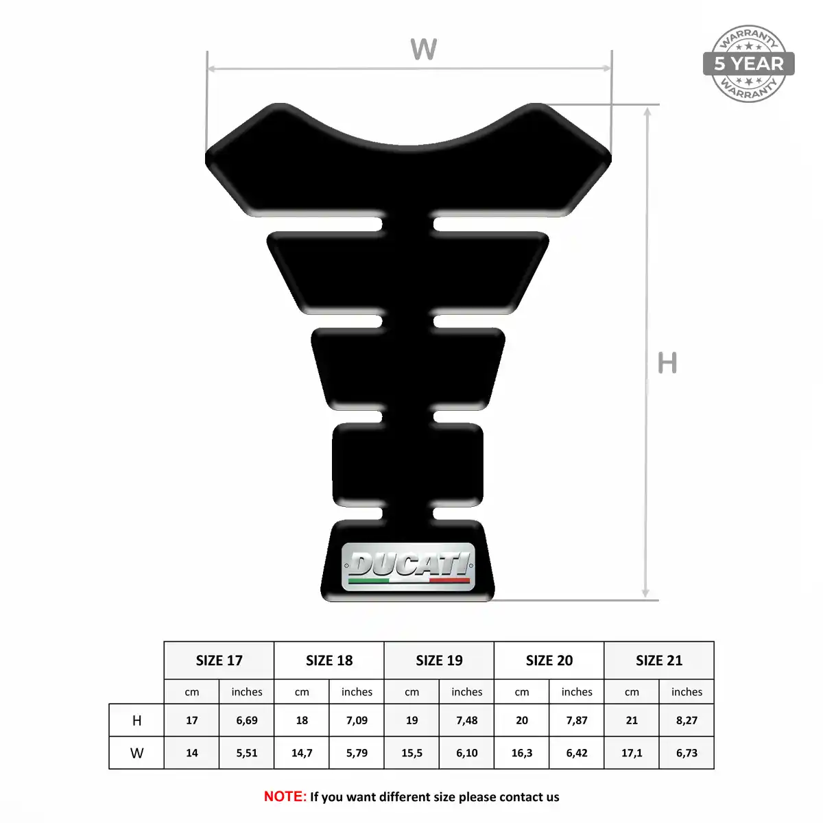 Ducati Tank Protector Fuse Prestige Line