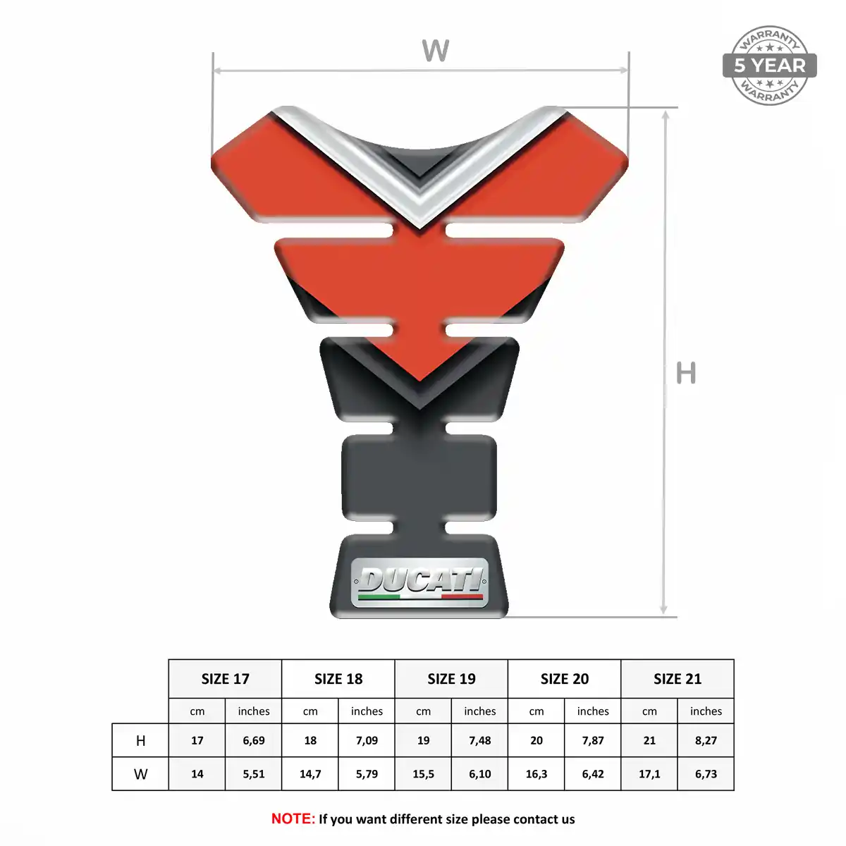 Ducati Tank Protector Guard Elite Finish