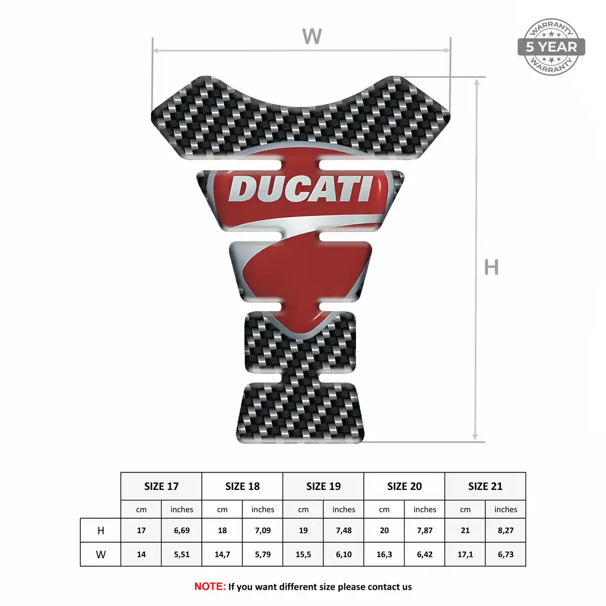 Ducati Tank Protector Guard Motorbike Elite Finish