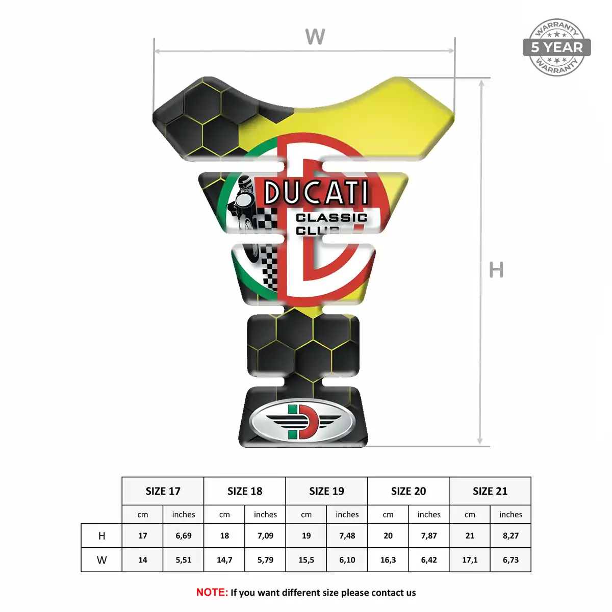 Ducati Tank Protector Guard Motorbike Exclusive Series