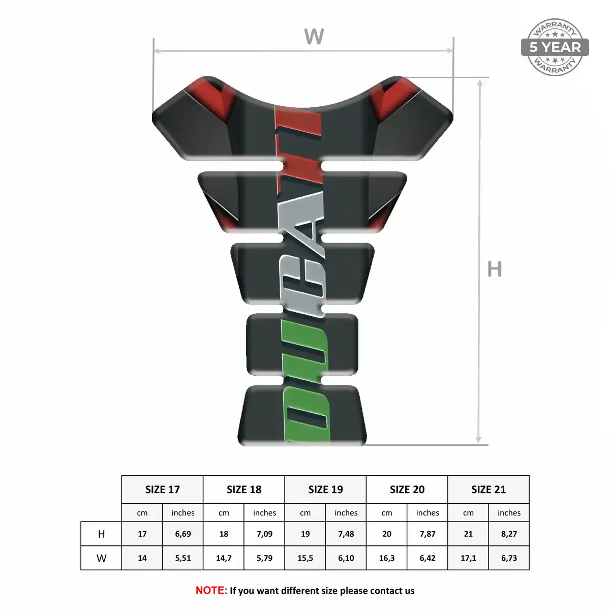 Ducati Tank Protector Guard Motorbike Noble Edition