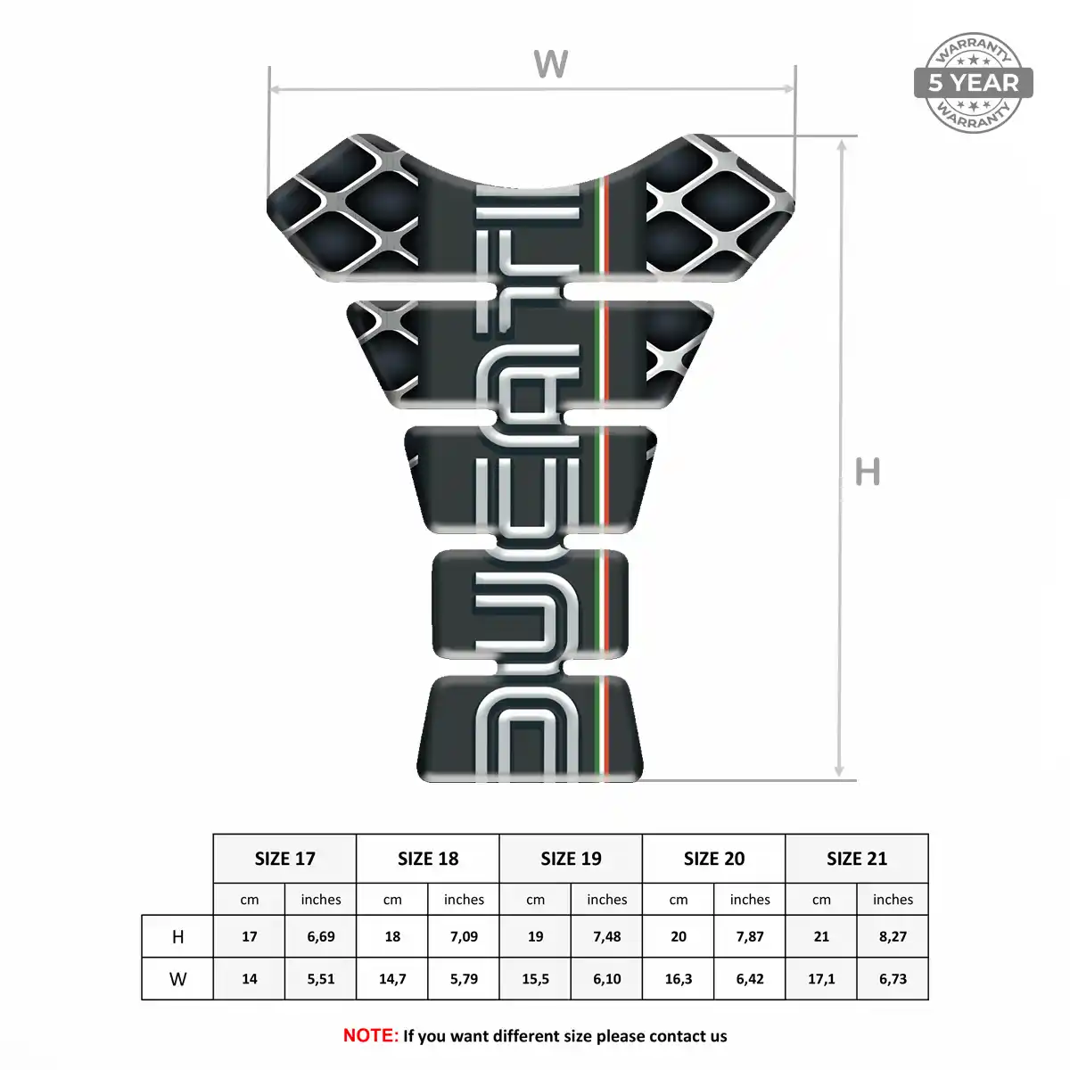 Ducati Tank Protector Guard Motorcycle Noble Edition