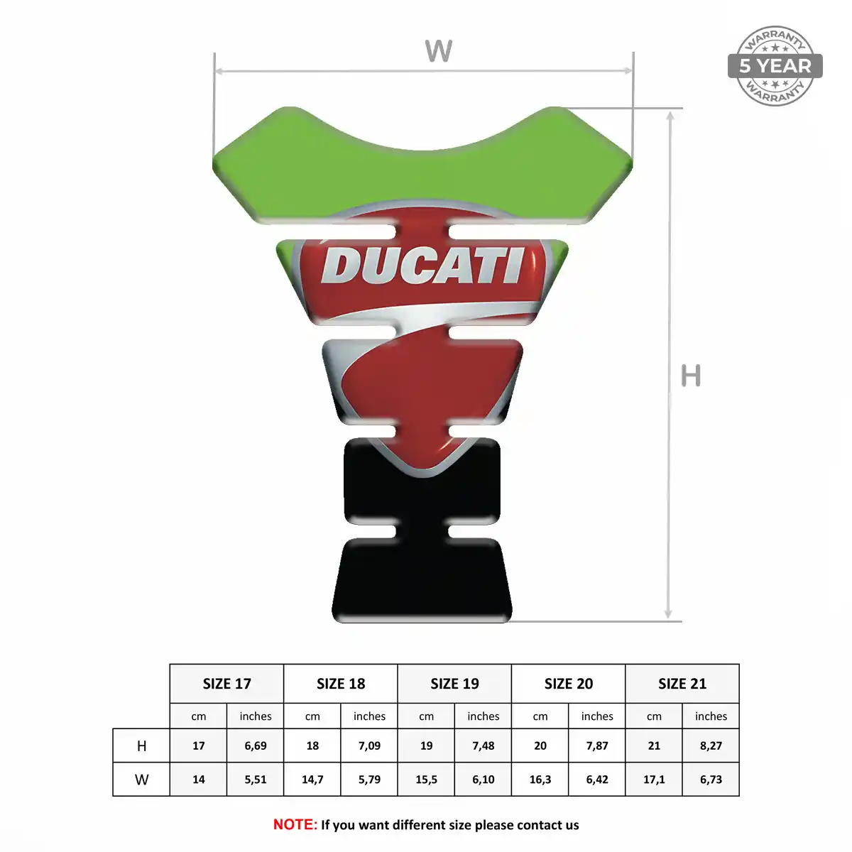 Ducati Tank Protector Guard Motorcycle Refined Design