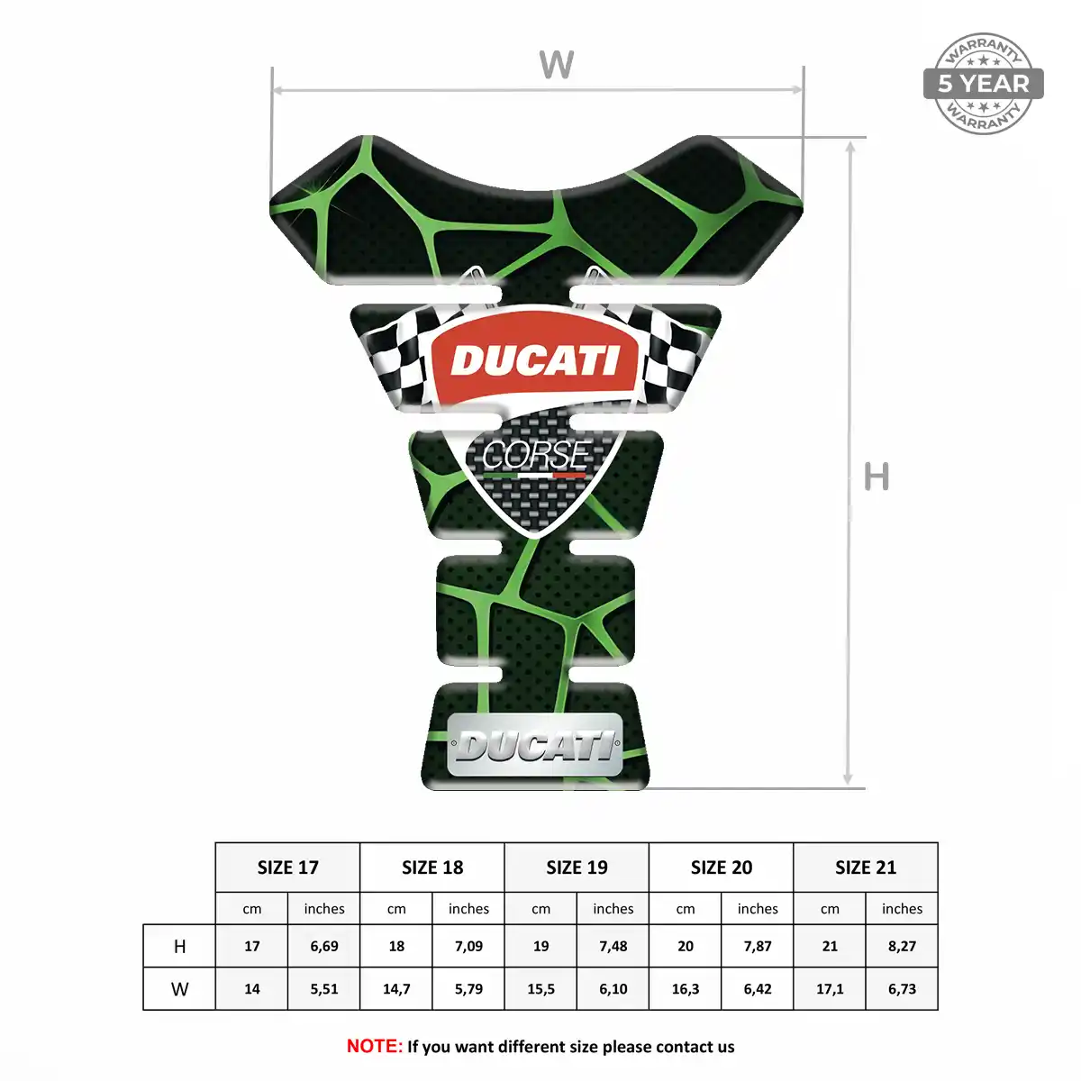 Ducati Tank Protector Guard Noble Edition