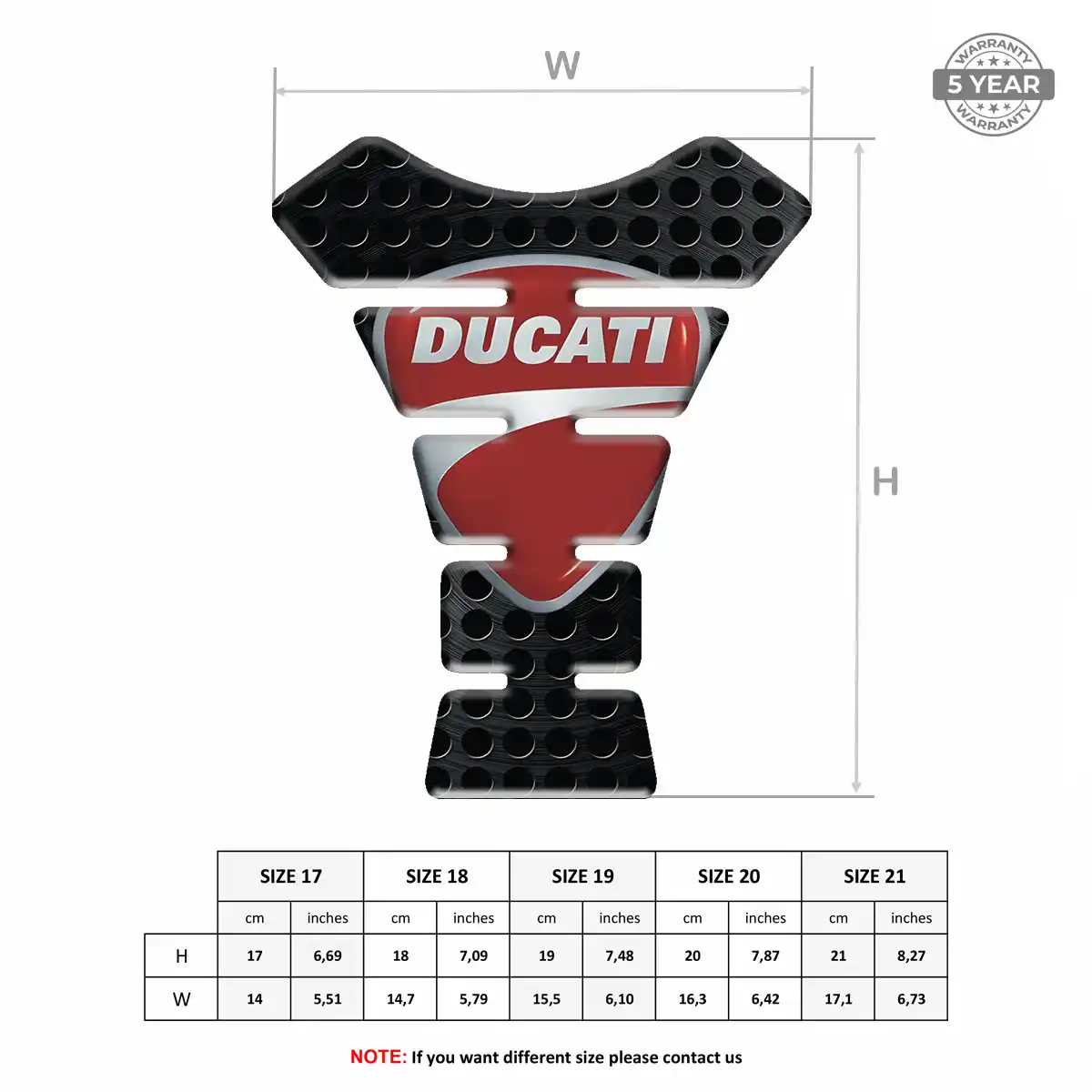 Ducati Tank Protector Guard Prestige Line