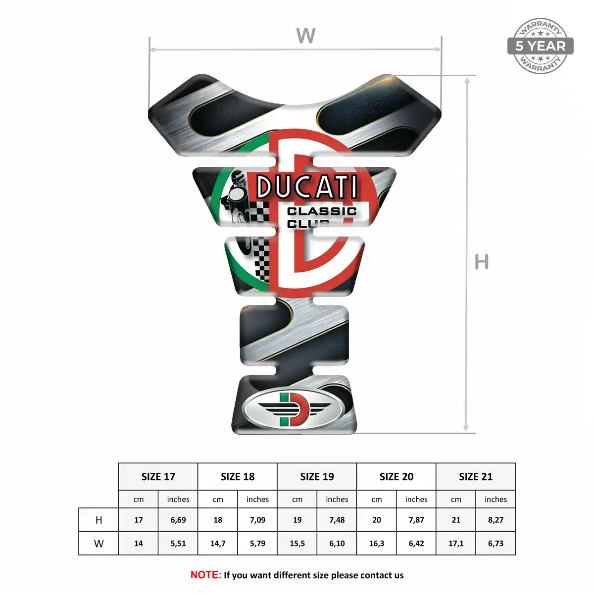 Ducati Tank Protector Guard Prime Quality