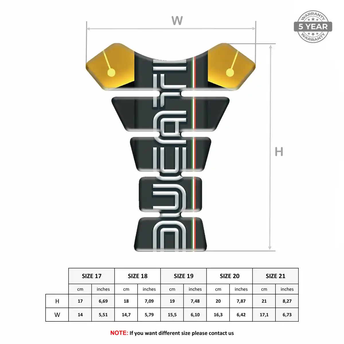 Ducati Tank Protector Guard Signature Grade