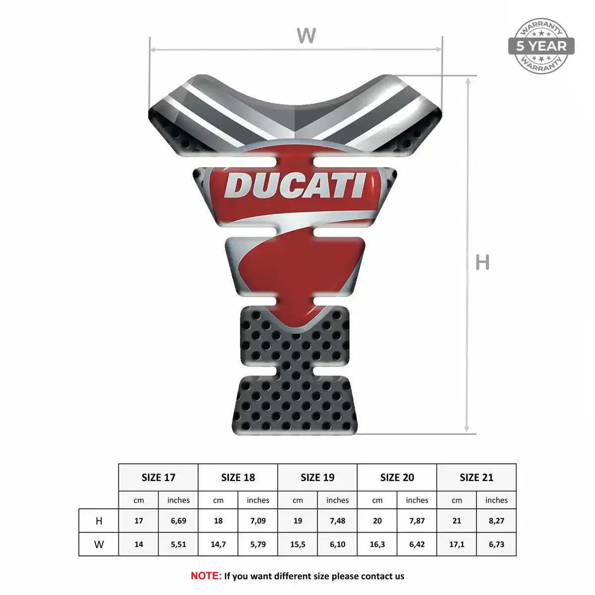 Ducati Tank Protector Guards Elite Finish