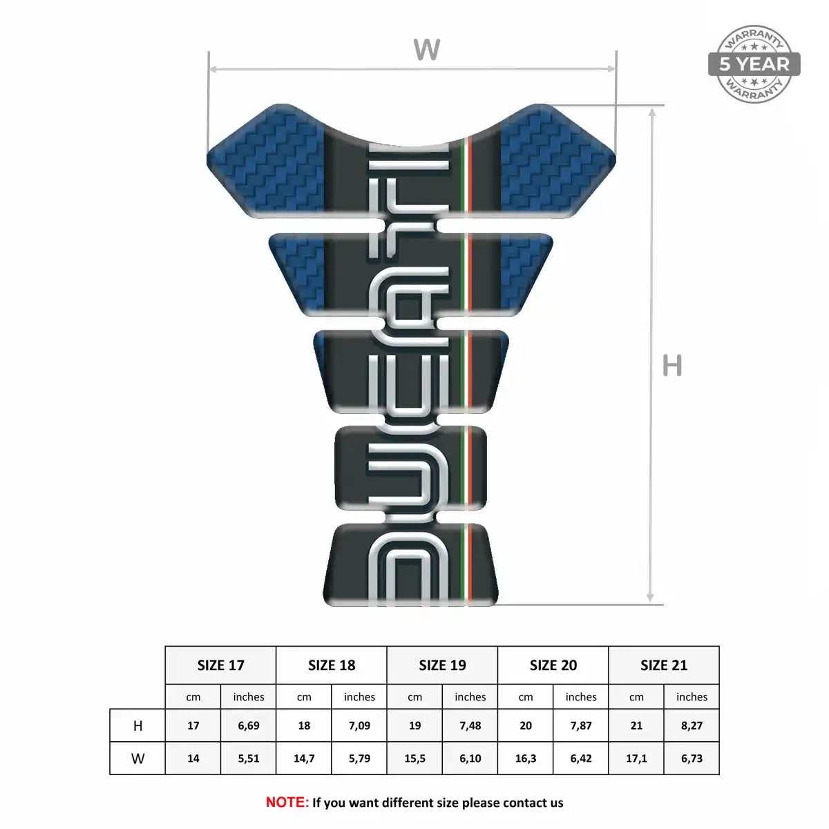 Ducati Tank Protector Guards Motorbike Elite Edition