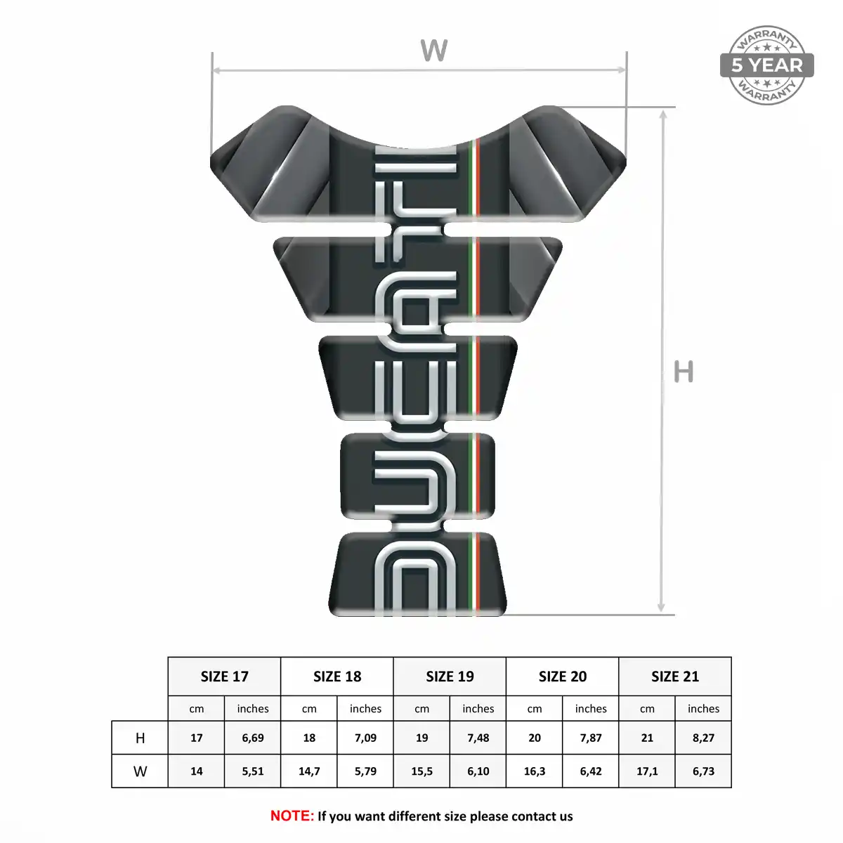 Ducati Tank Protector Guards Motorbike Exclusive Series