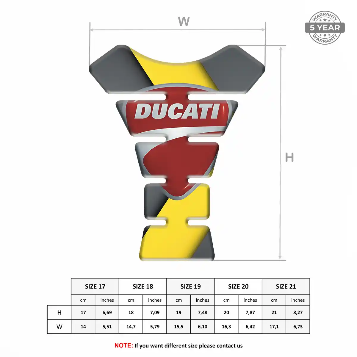 Ducati Tank Protector Guards Motorbike Noble Edition