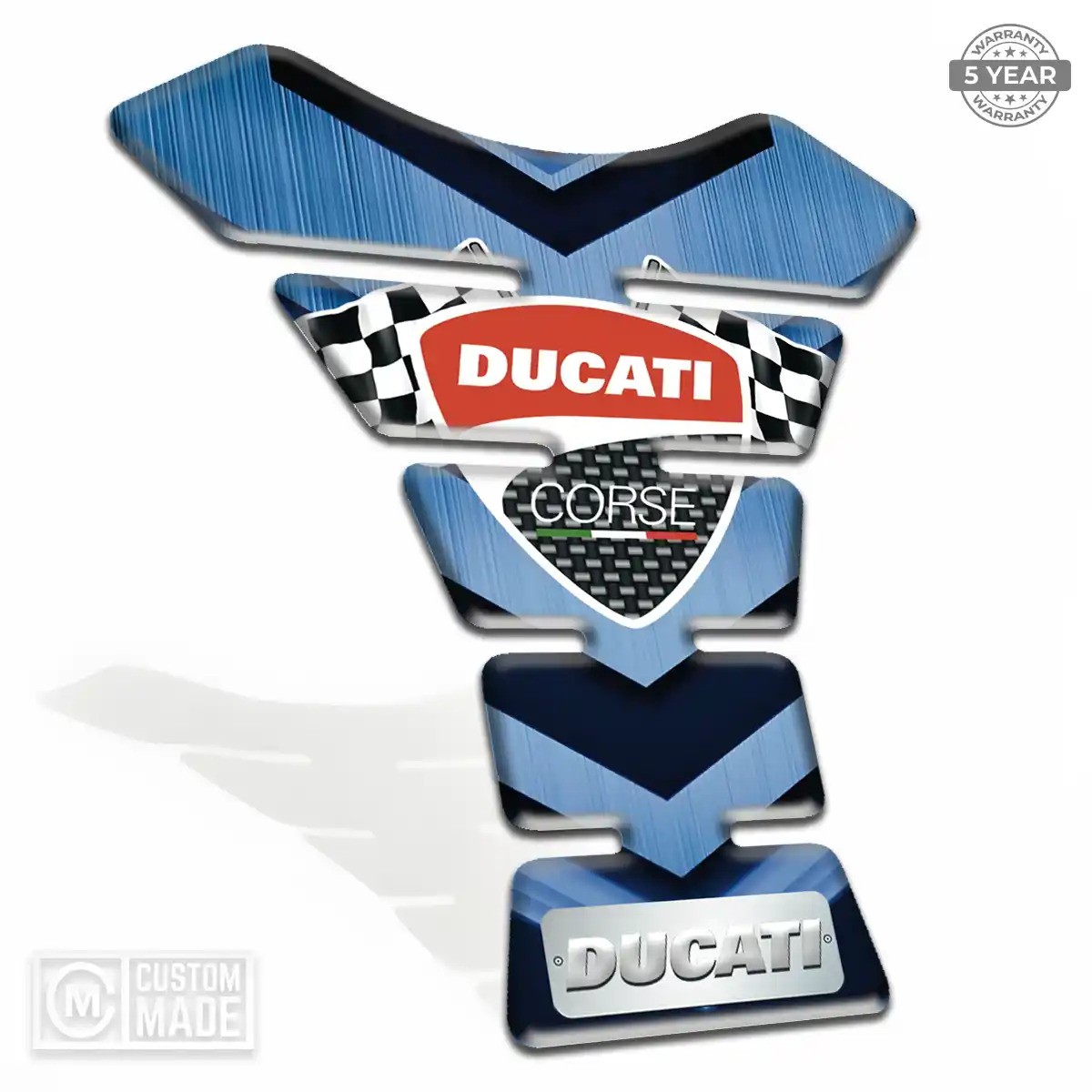 Ducati Tank Protector Guards Motorbike Prime Quality