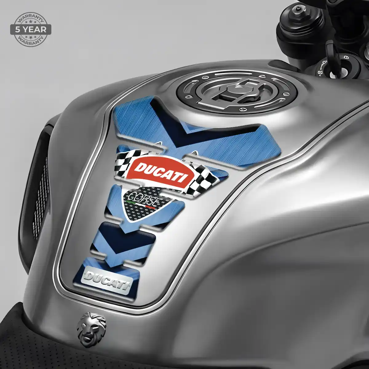 Ducati Tank Protector Guards Motorbike Prime Quality