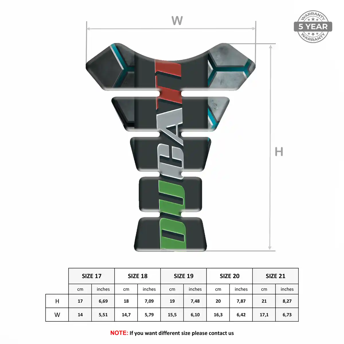 Ducati Tank Protector Guards Motorcycle Elite Edition