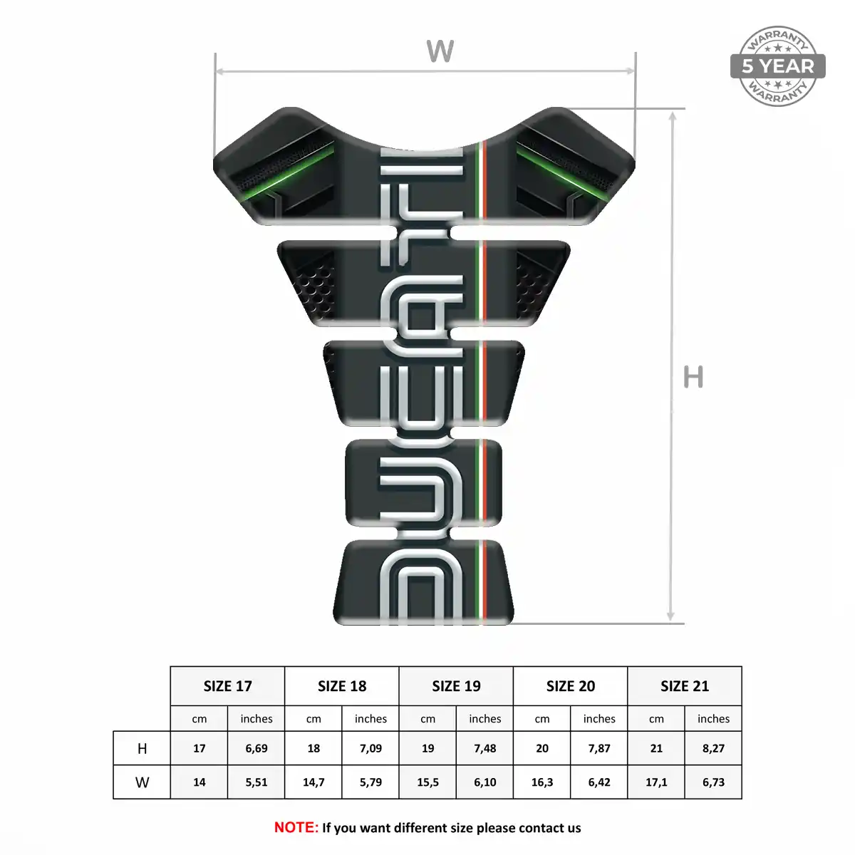 Ducati Tank Protector Guards Motorcycle Prime Quality