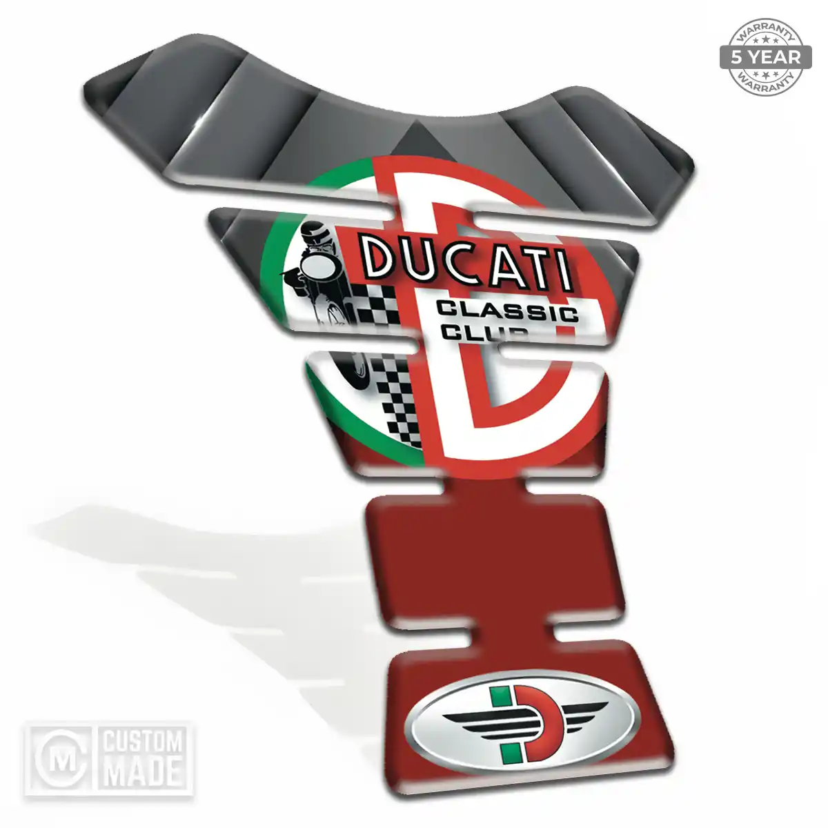 Ducati Tank Protector Guards Motorcycle Refined Design