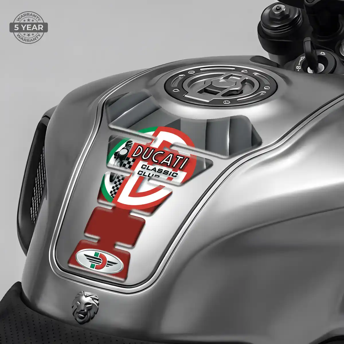 Ducati Tank Protector Guards Motorcycle Refined Design