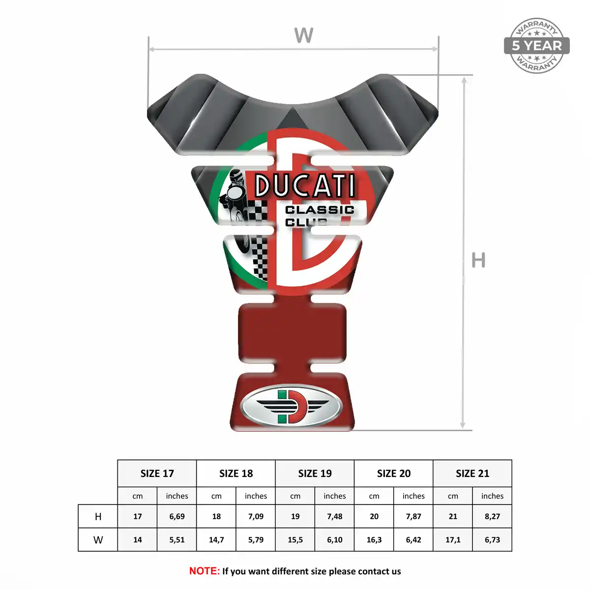 Ducati Tank Protector Guards Motorcycle Refined Design