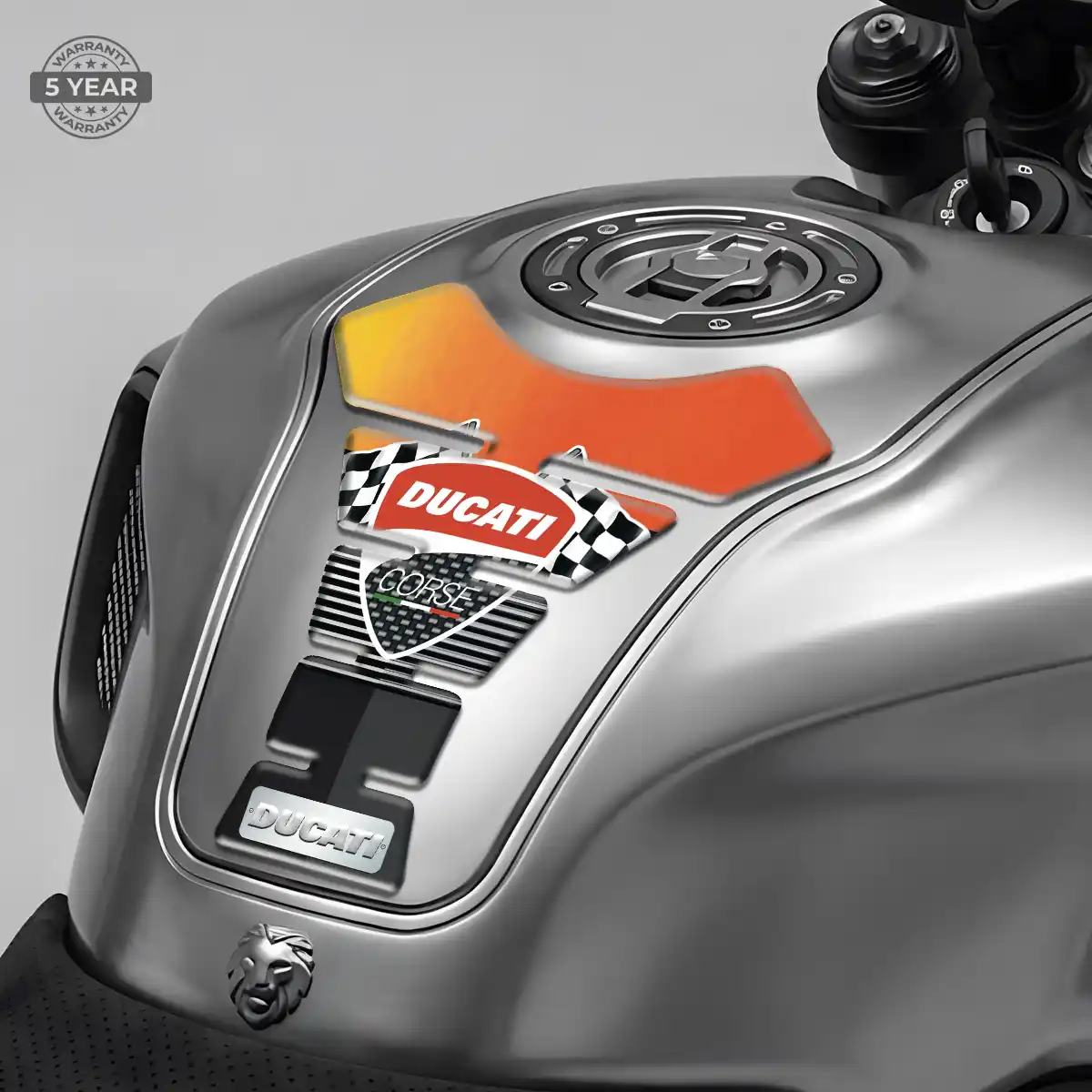 Ducati Tank Protector Guards Sleek Style
