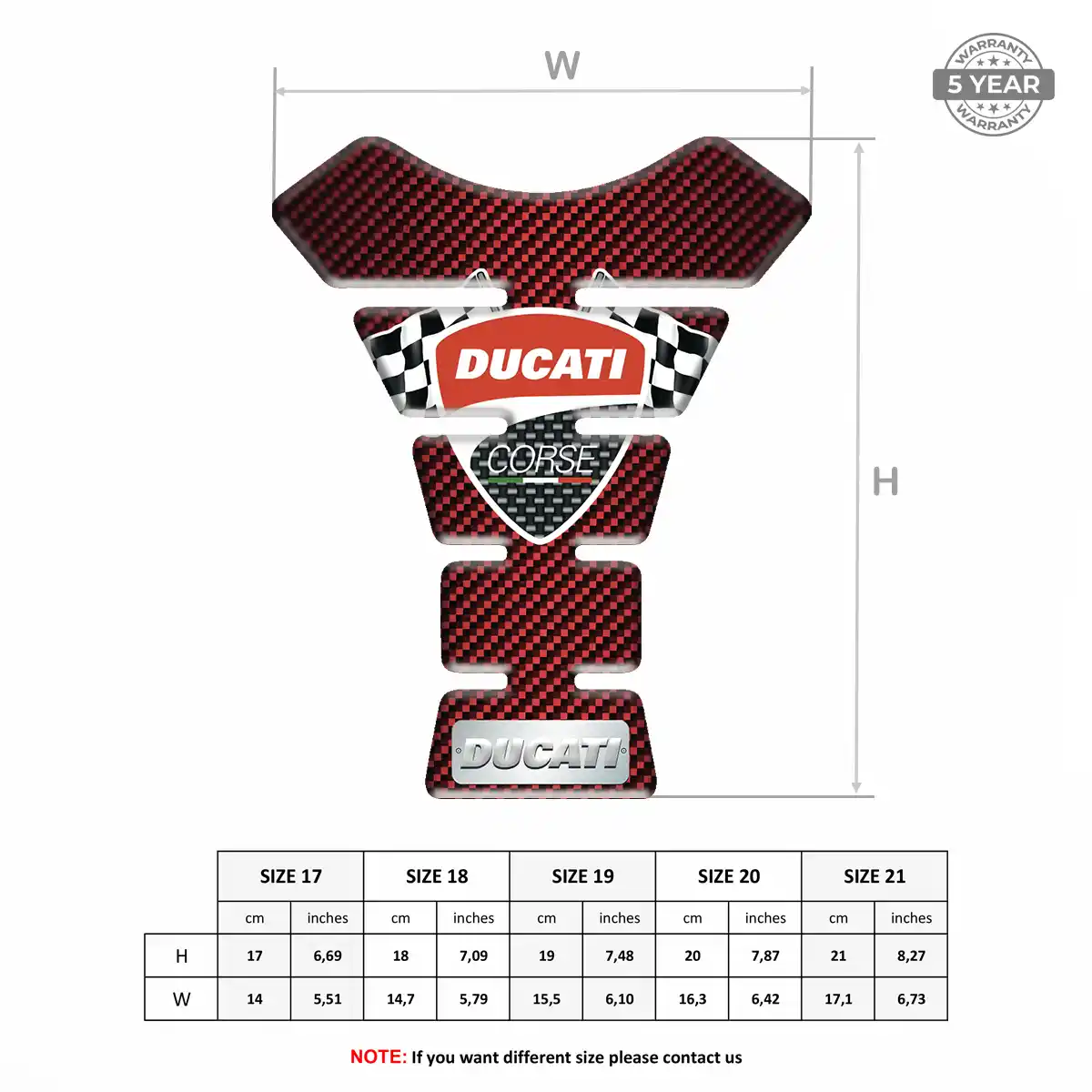 Ducati Tank Protector Motorbike Exclusive Series