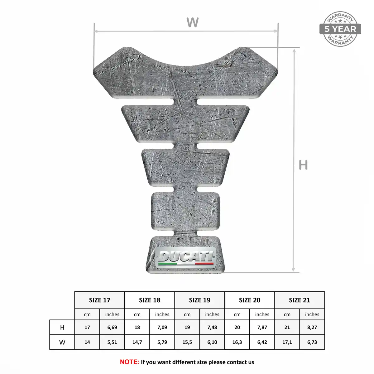 Ducati Tank Protector Motorbike Superior Craft