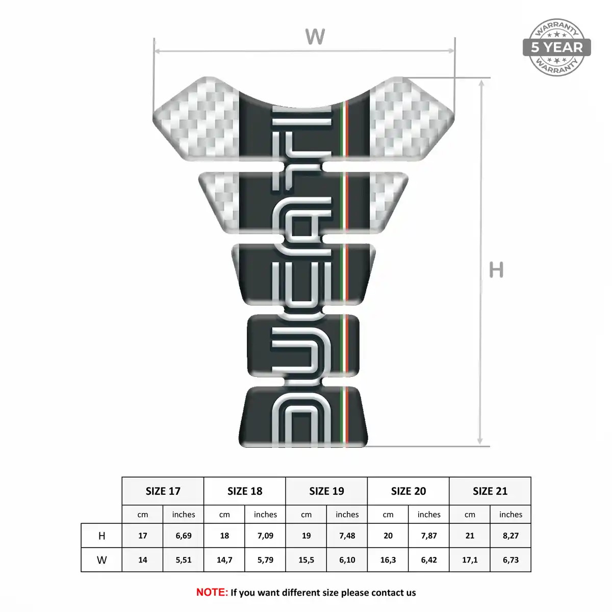 Ducati Tank Protector Motorcycle Elite Edition