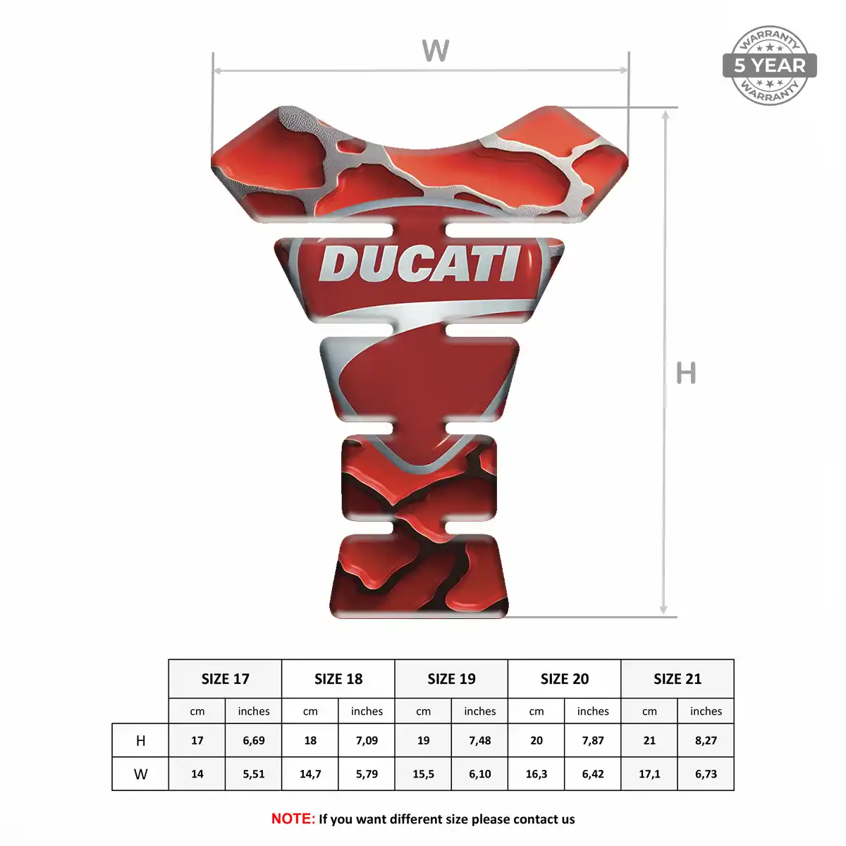 Ducati Tank Protector Motorcycle Noble Edition