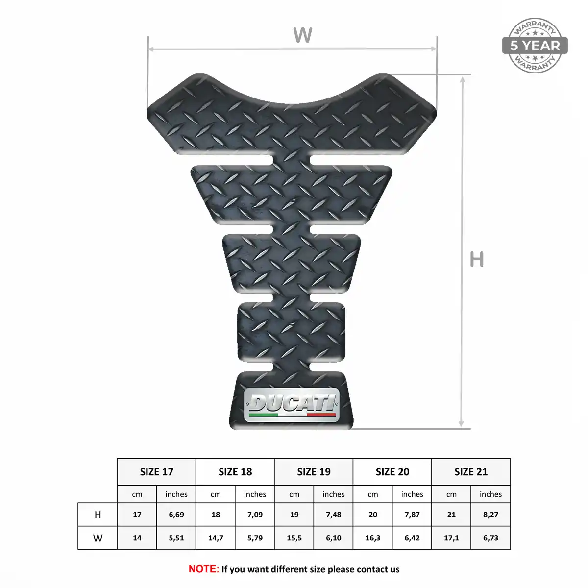 Ducati Tank Protector Opulent Line