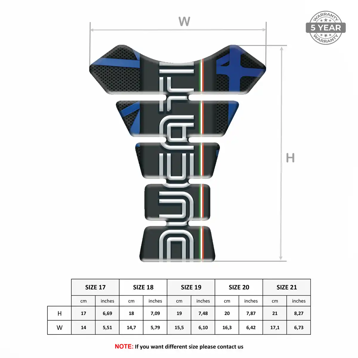 Ducati Tank Protector Pad Elite Edition