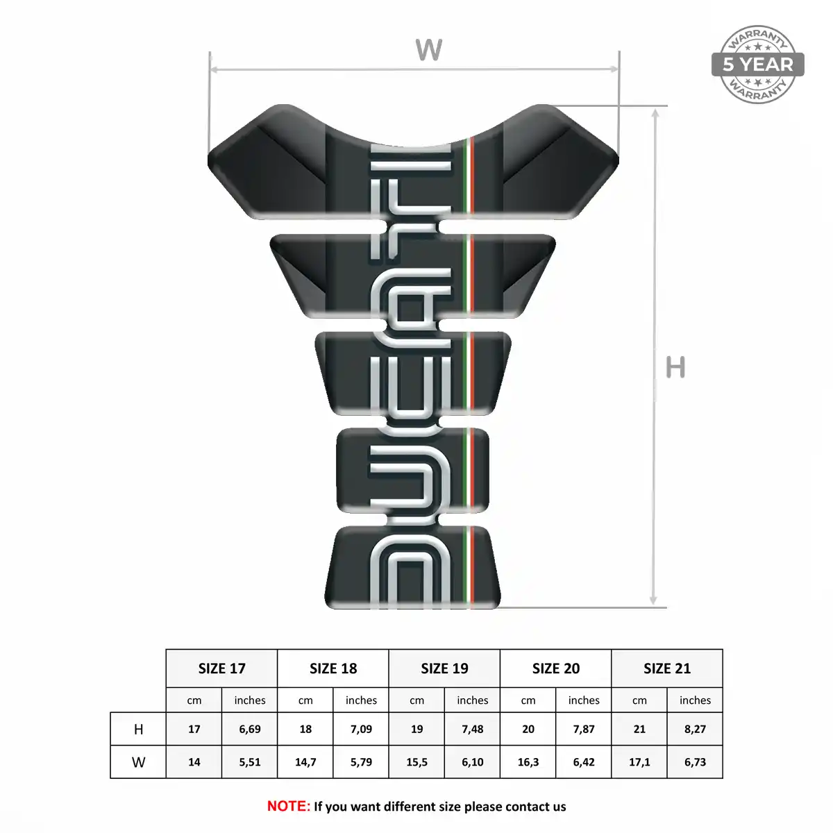 Ducati Tank Protector Pad Elite Finish