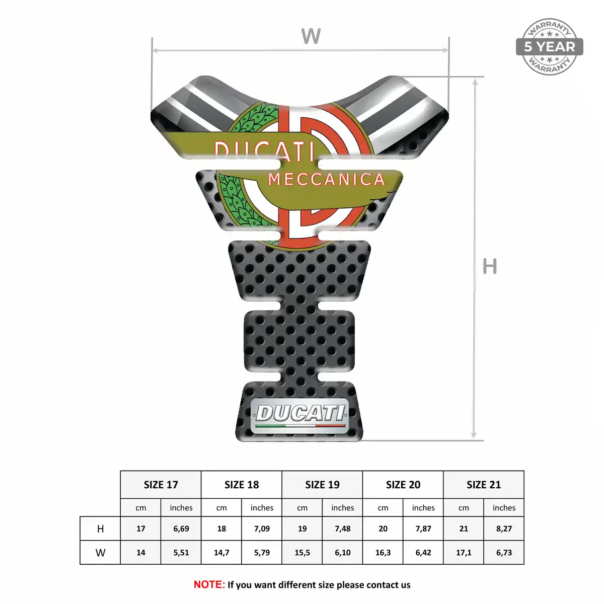 Ducati Tank Protector Pad Exclusive Series