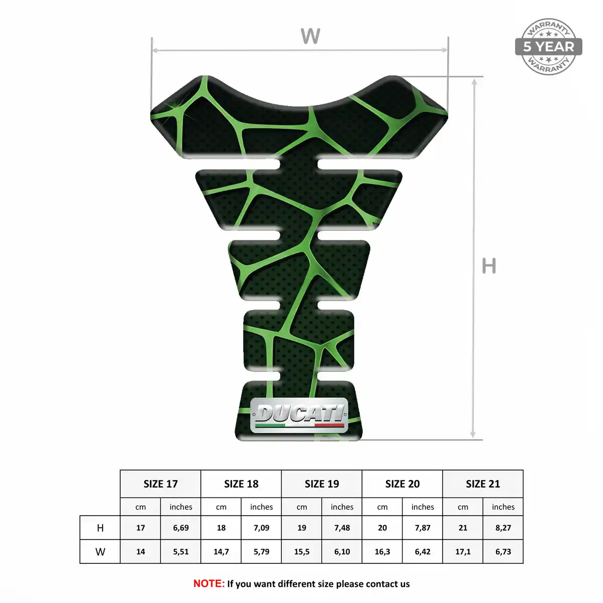 Ducati Tank Protector Pad Motorbike Elite Edition