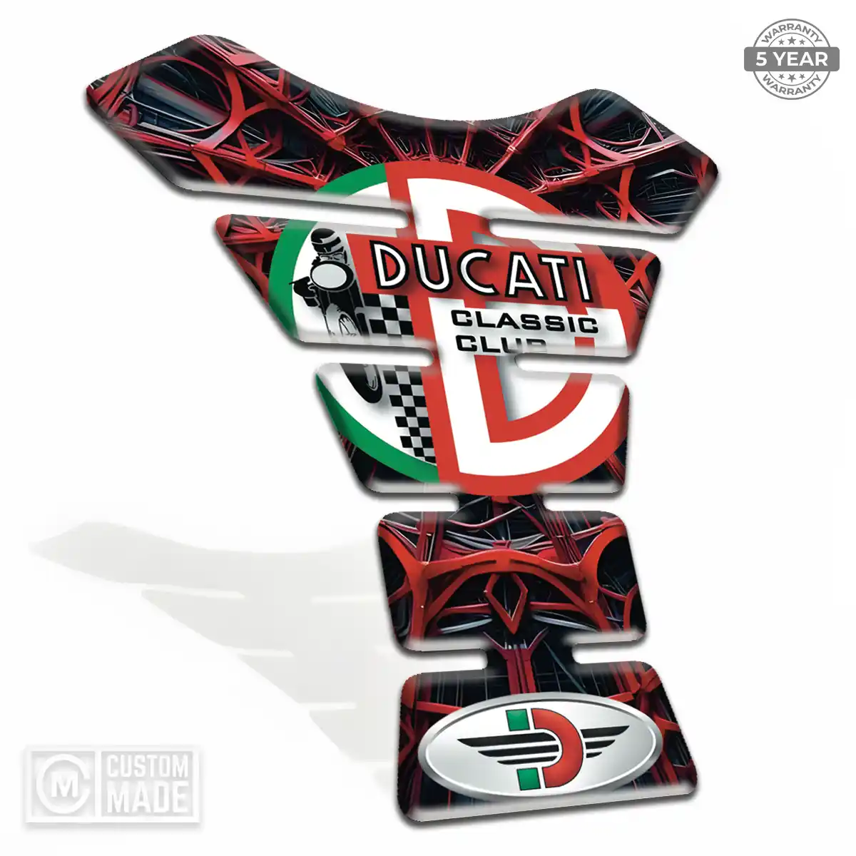 Ducati Tank Protector Pad Motorbike Refined Design