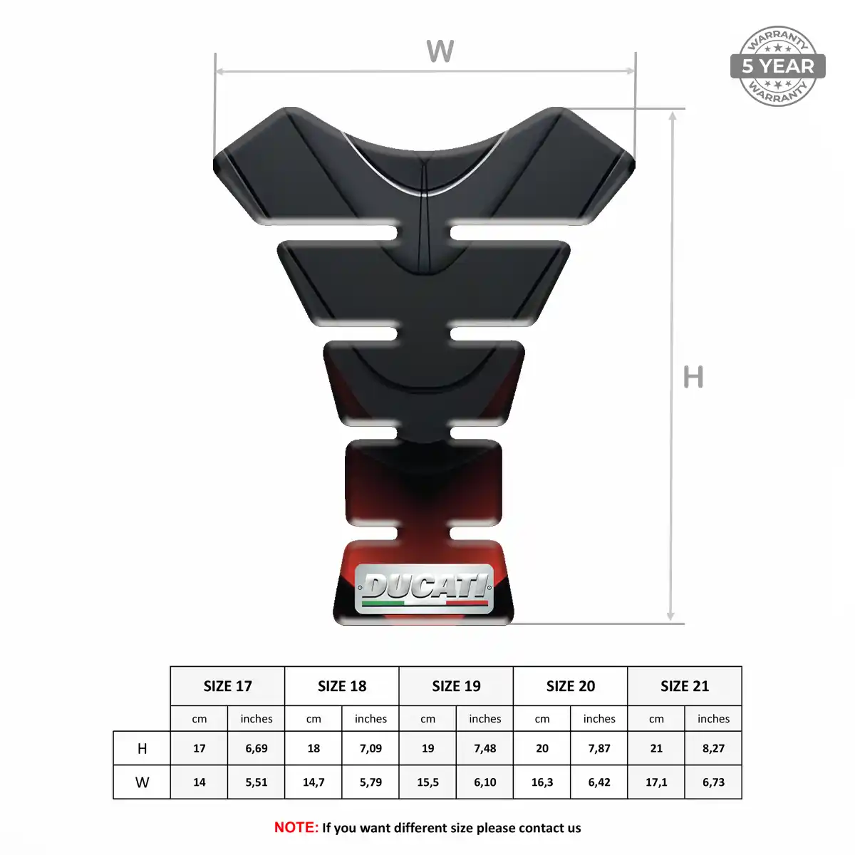 Ducati Tank Protector Pad Motorcycle Prime Quality