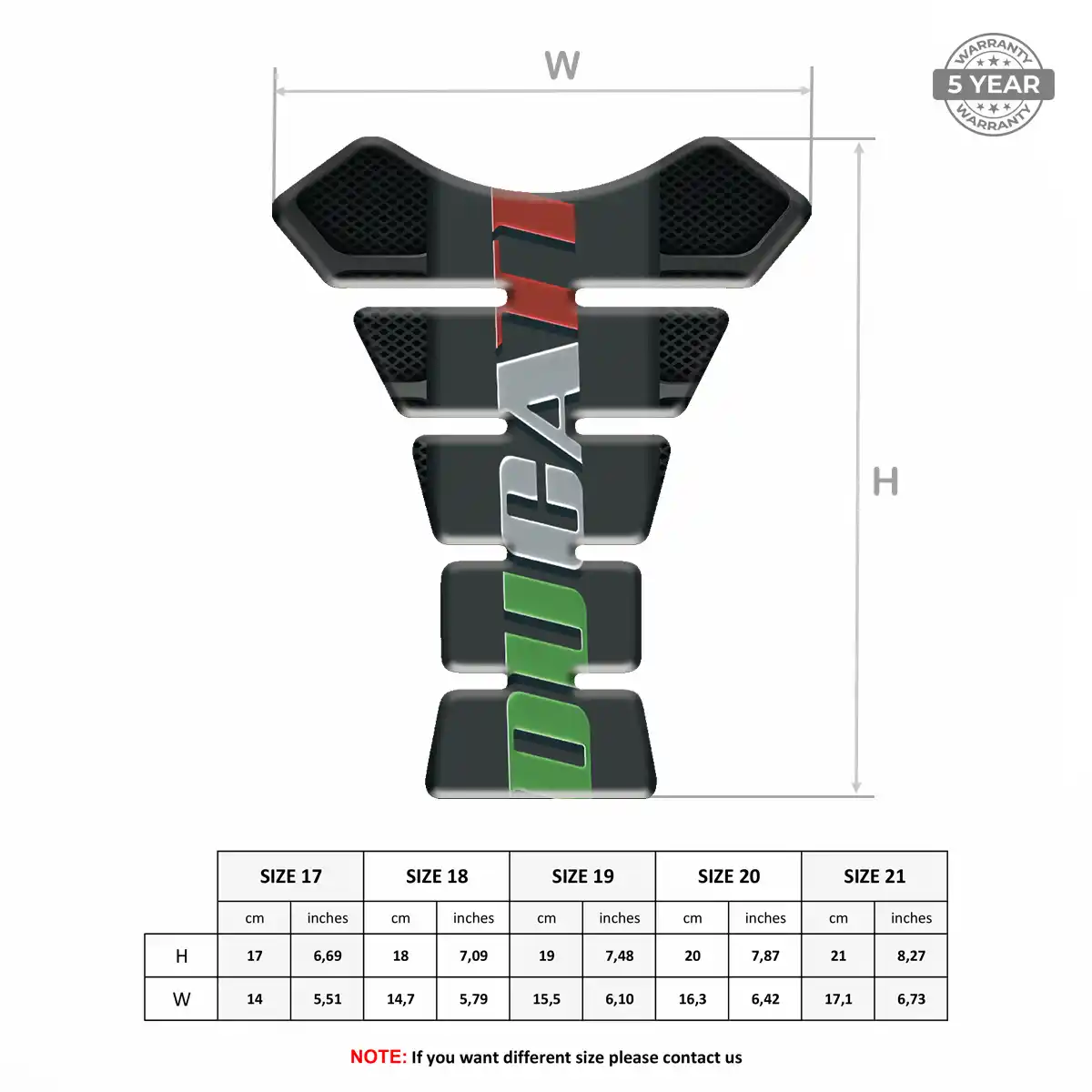 Ducati Tank Protector Pad Prime Quality