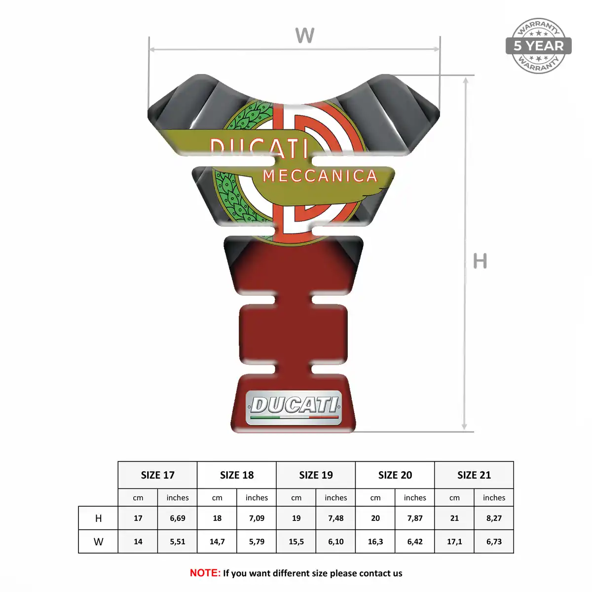 Ducati Tank Protector Pads Exclusive Series