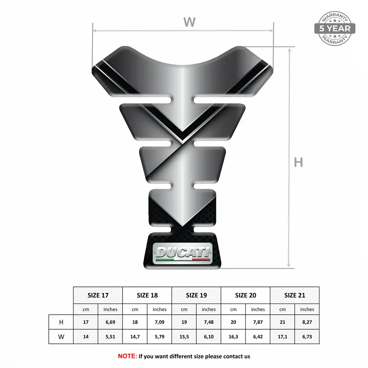 Ducati Tank Protector Pads Motorbike Noble Edition