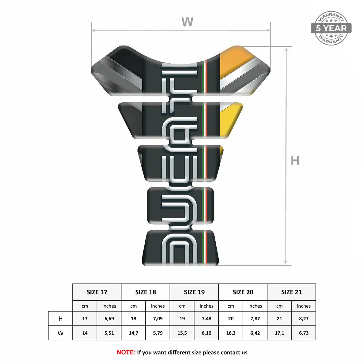 Ducati Tank Protector Pads Motorbike Prime Quality