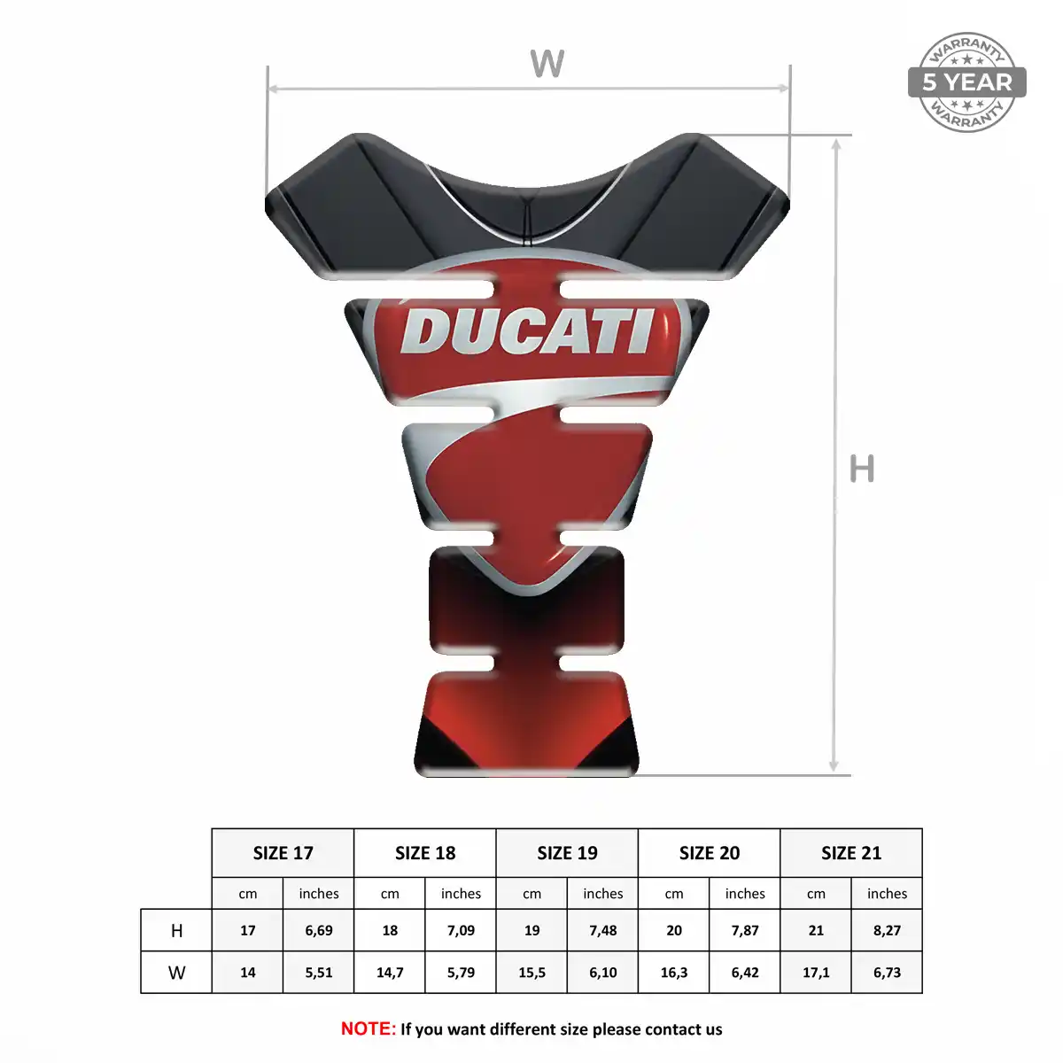 Ducati Tank Protector Pads Motorcycle Elite Edition