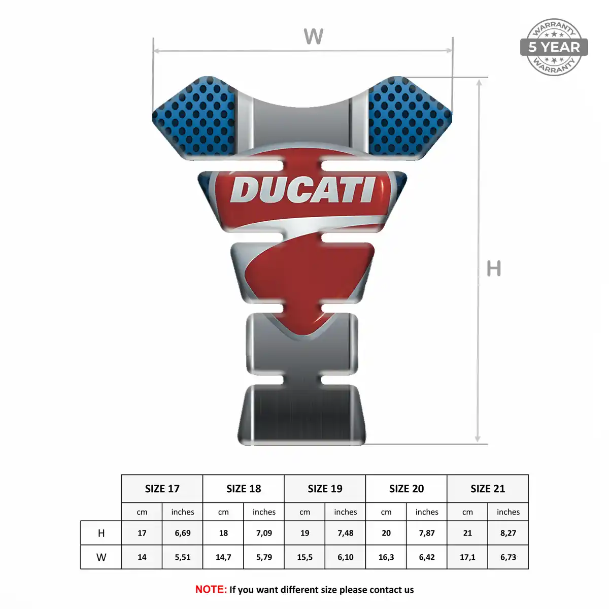Ducati Tank Protector Pads Motorcycle Refined Design