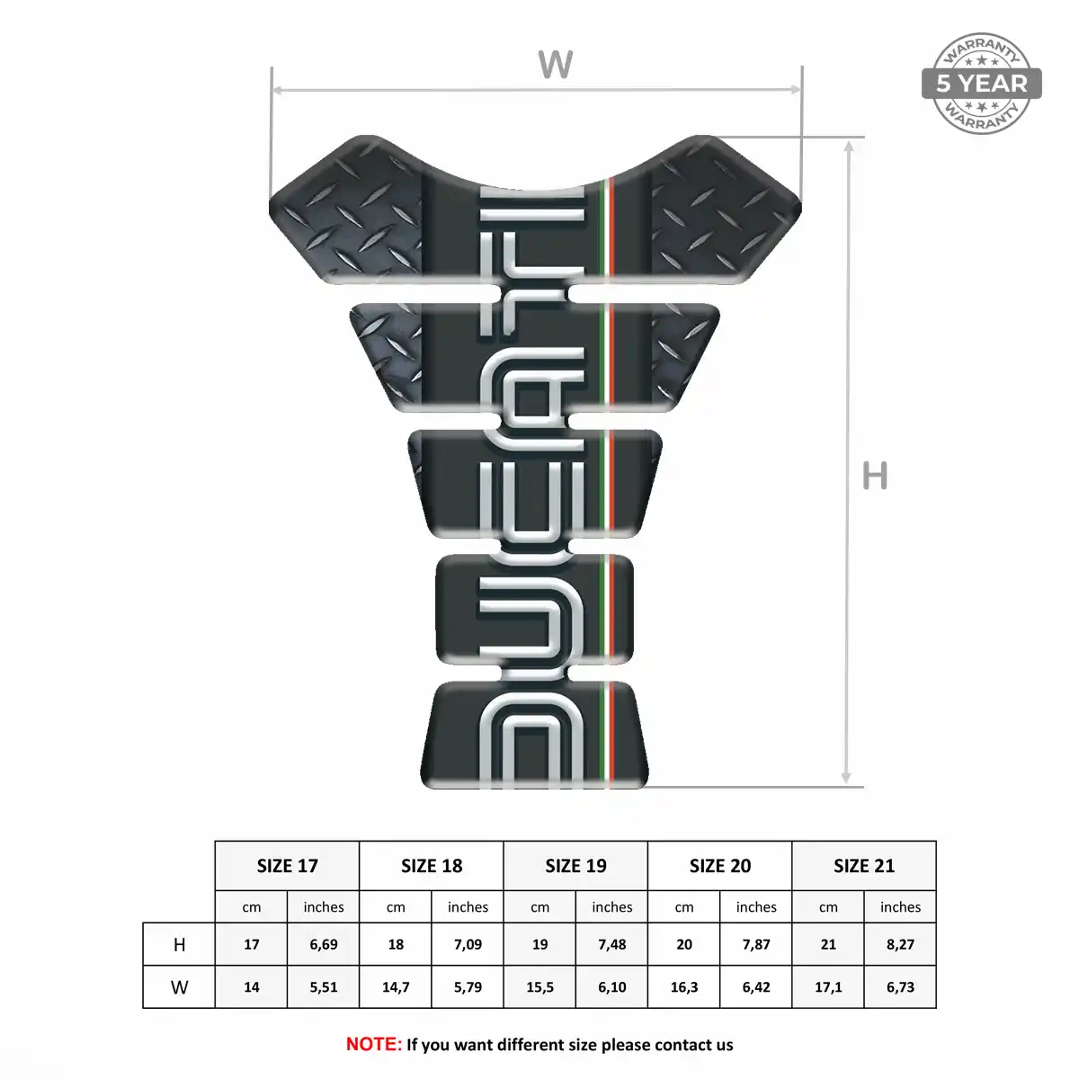 Ducati Tank Protector Pads Refined Design