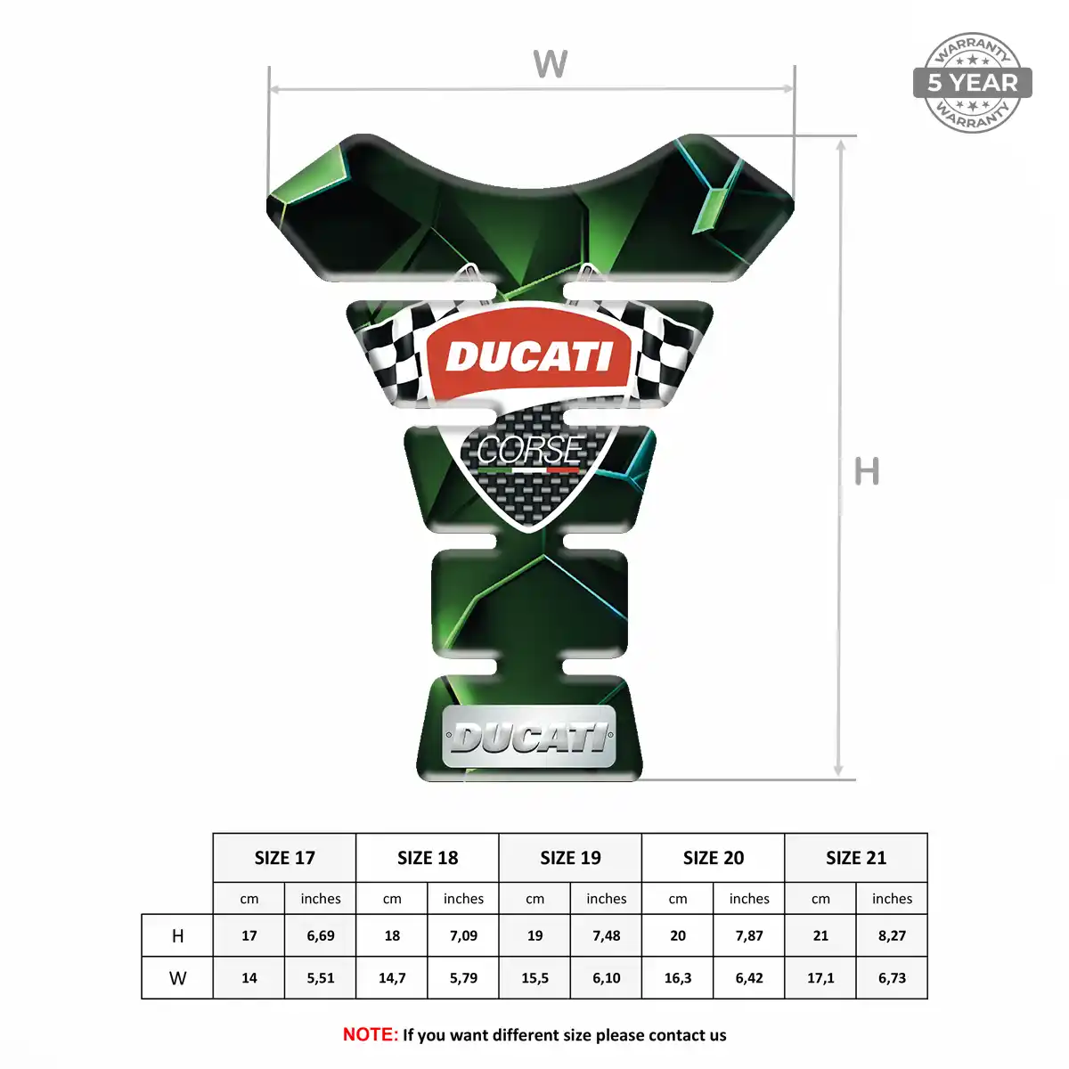 Ducati Tank Protector Pads Superior Craft