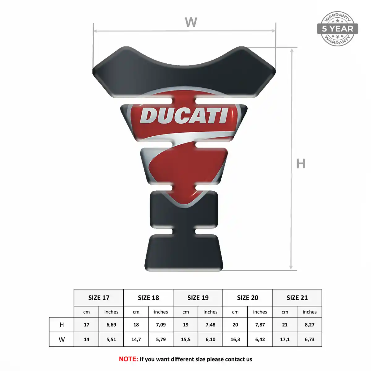 Ducati Tank Protector Refined Design